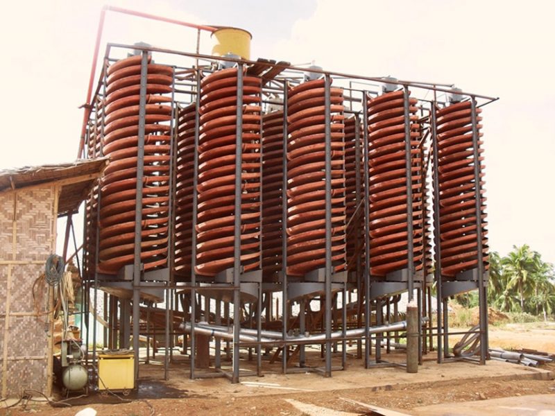 Спиральный желоб